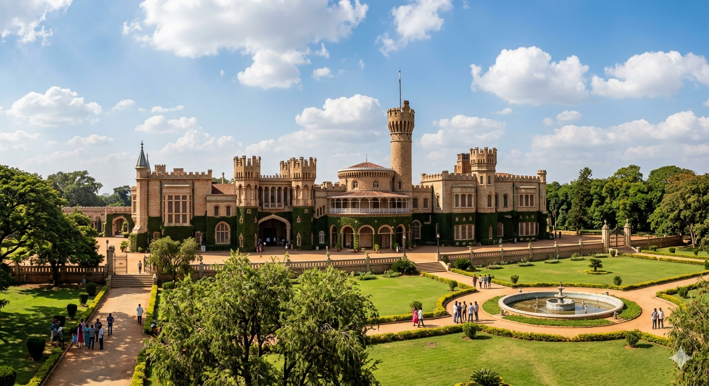 Bangalore Palace &mdash; Tudor-style royal heritage landmark near Indies 365 Hôtel